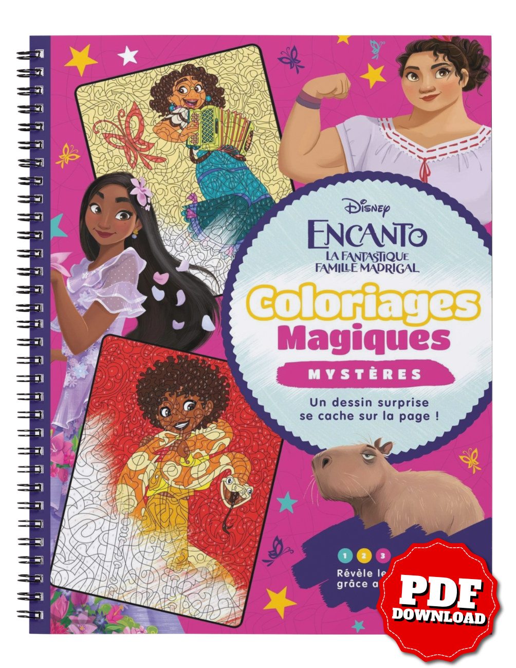 Encanto Magic Coloring Book – Mystery Pages for Kids (PDF Printable)