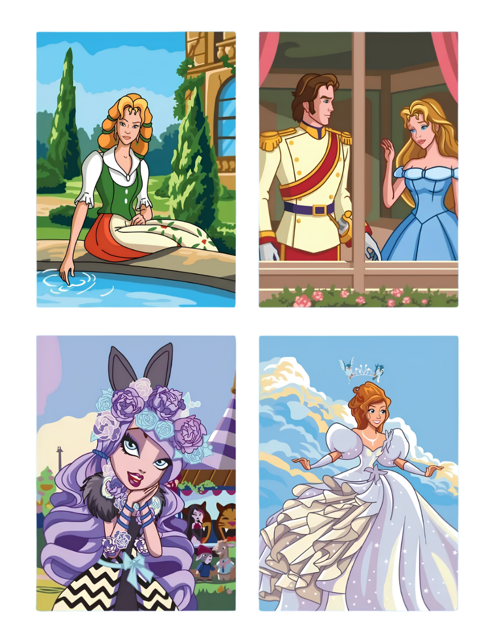 Favorite Cartoons Color by Number | Mystery Coloring Book PDF | Cartoon Coloring Pages | Printable Digital Download