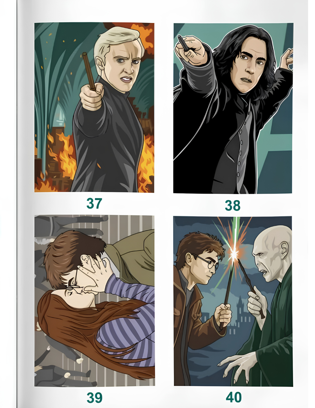 Harry Potter Mystery Coloring Book PDF | Wizard Magic Color by Number | Printable Digital Download