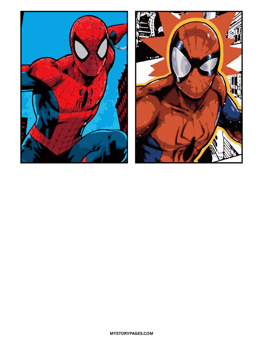 Spider-Man Mystery Color By Number Book | Printable PDF | Color by Number | Instant Digital Download