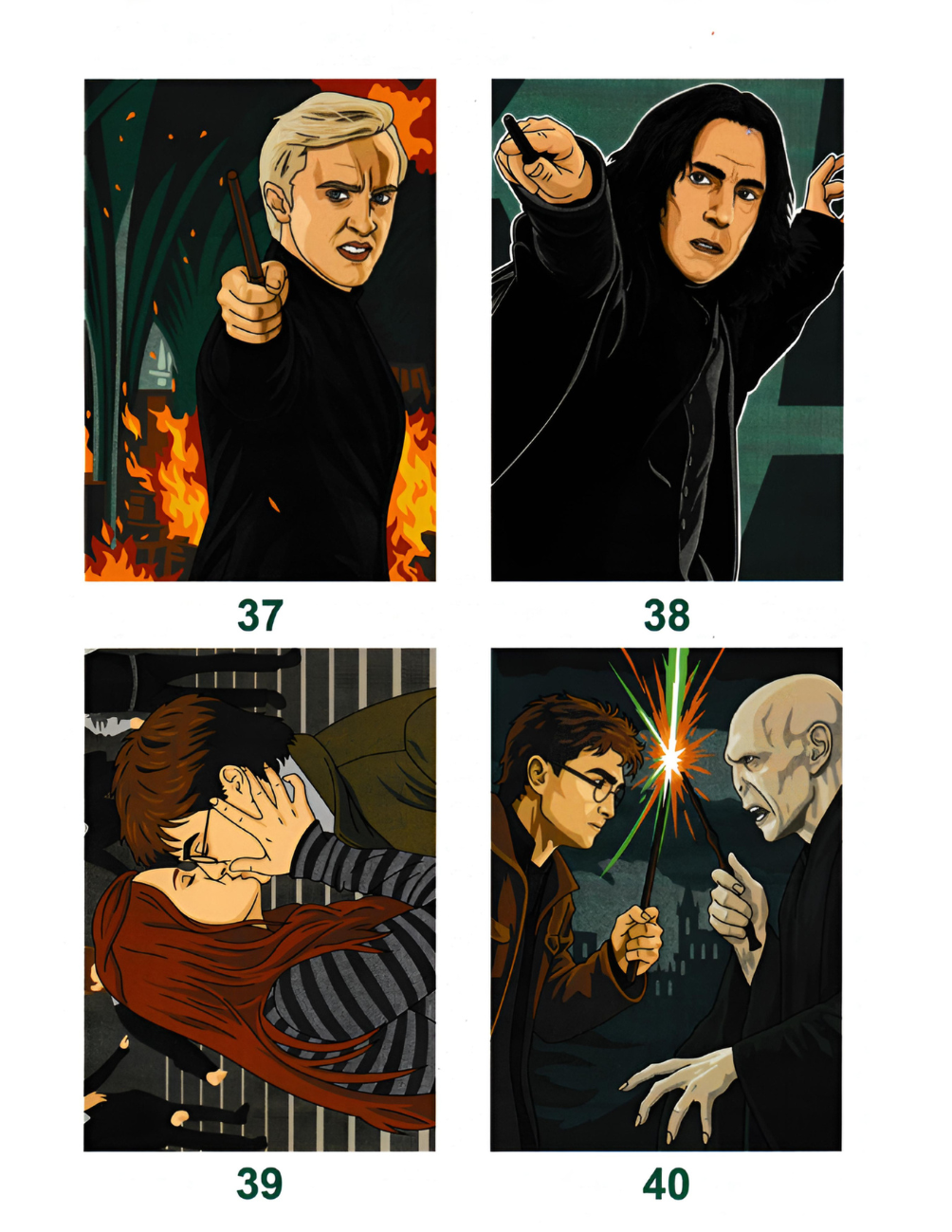 Harry Potter Color by Number Mystery Book – Magical Fantasy Coloring Pages