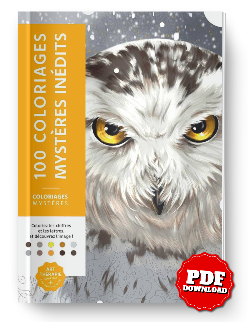 Mystery Color-by-Number – 100 Brand-New Mystery Coloring Pages (Numbers & Letters) (PDF)