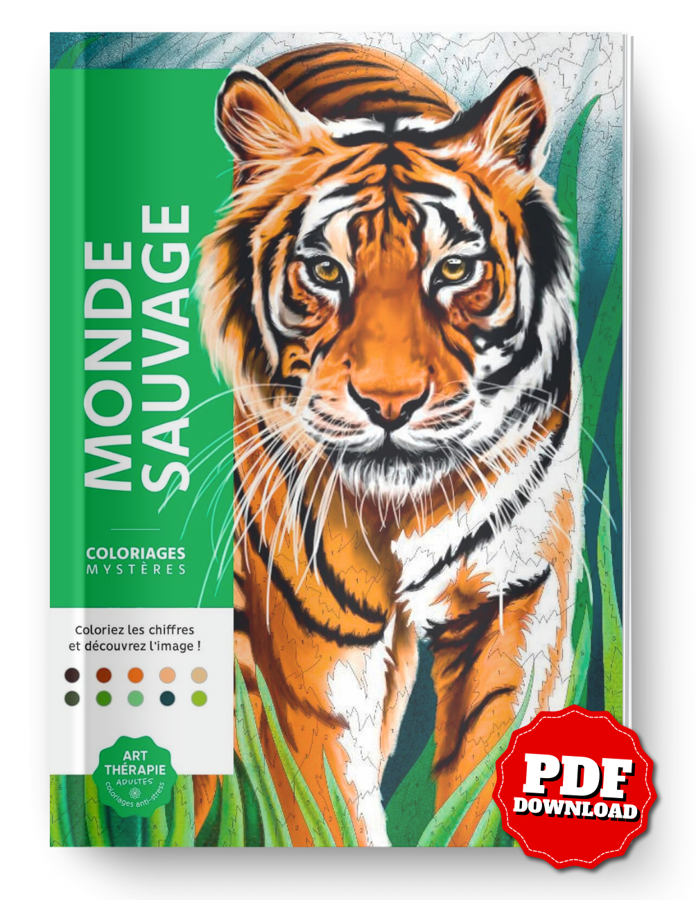 Mystery Color-by-Number – Wild World Coloring Book (PDF)