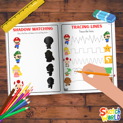 Super Mario Worksheets | 59+ Printable Activity & Learning Pages for Kids