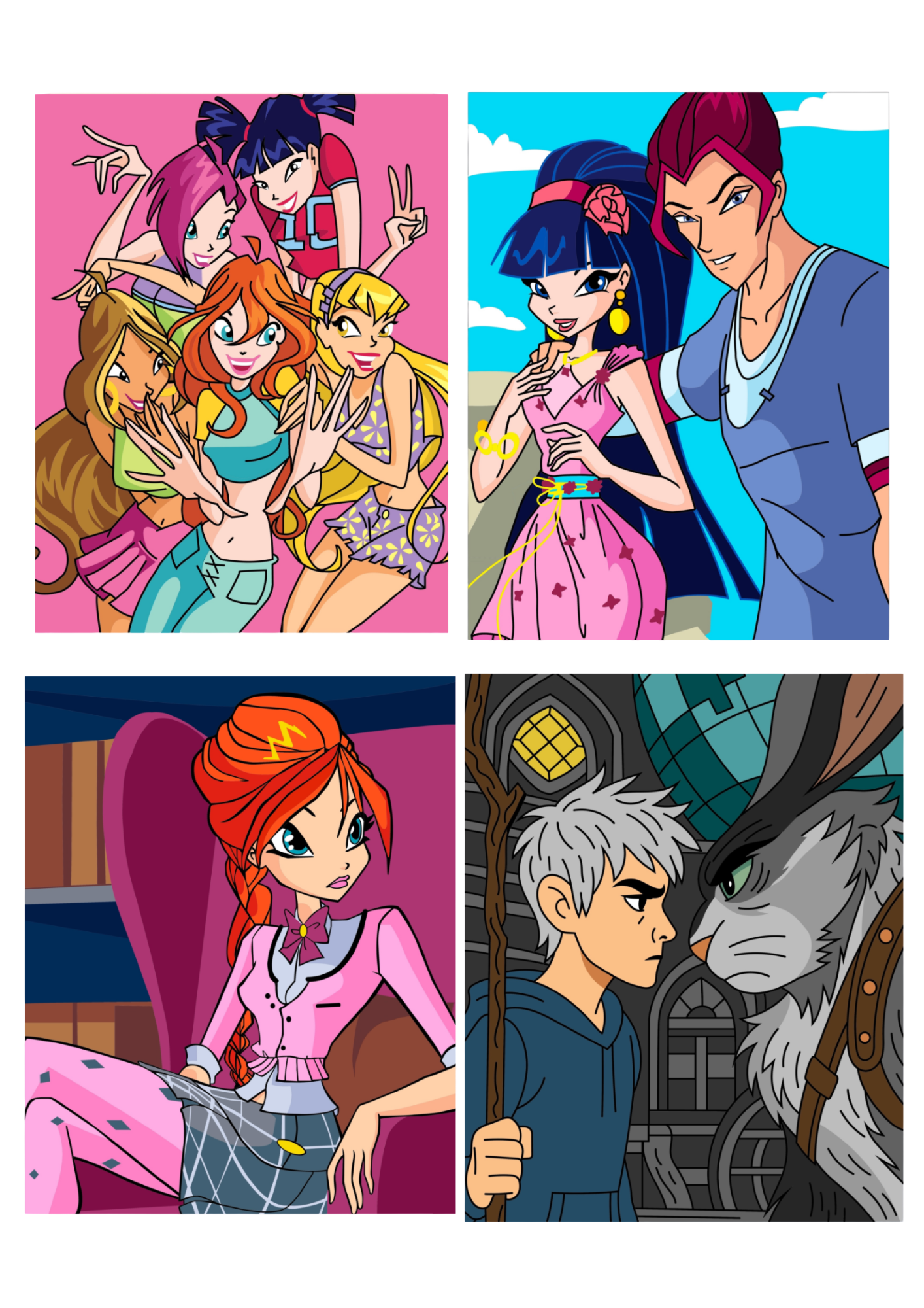 Favorite Cartoon Animals Coloring Book PDF – Color by Number | Fun Panda & Adventure Characters Printable Pages