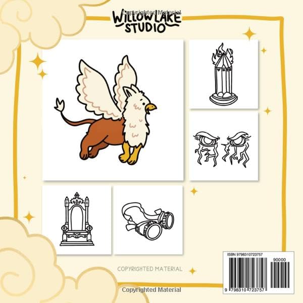 Dragon Riders: Bold & Easy Coloring Book