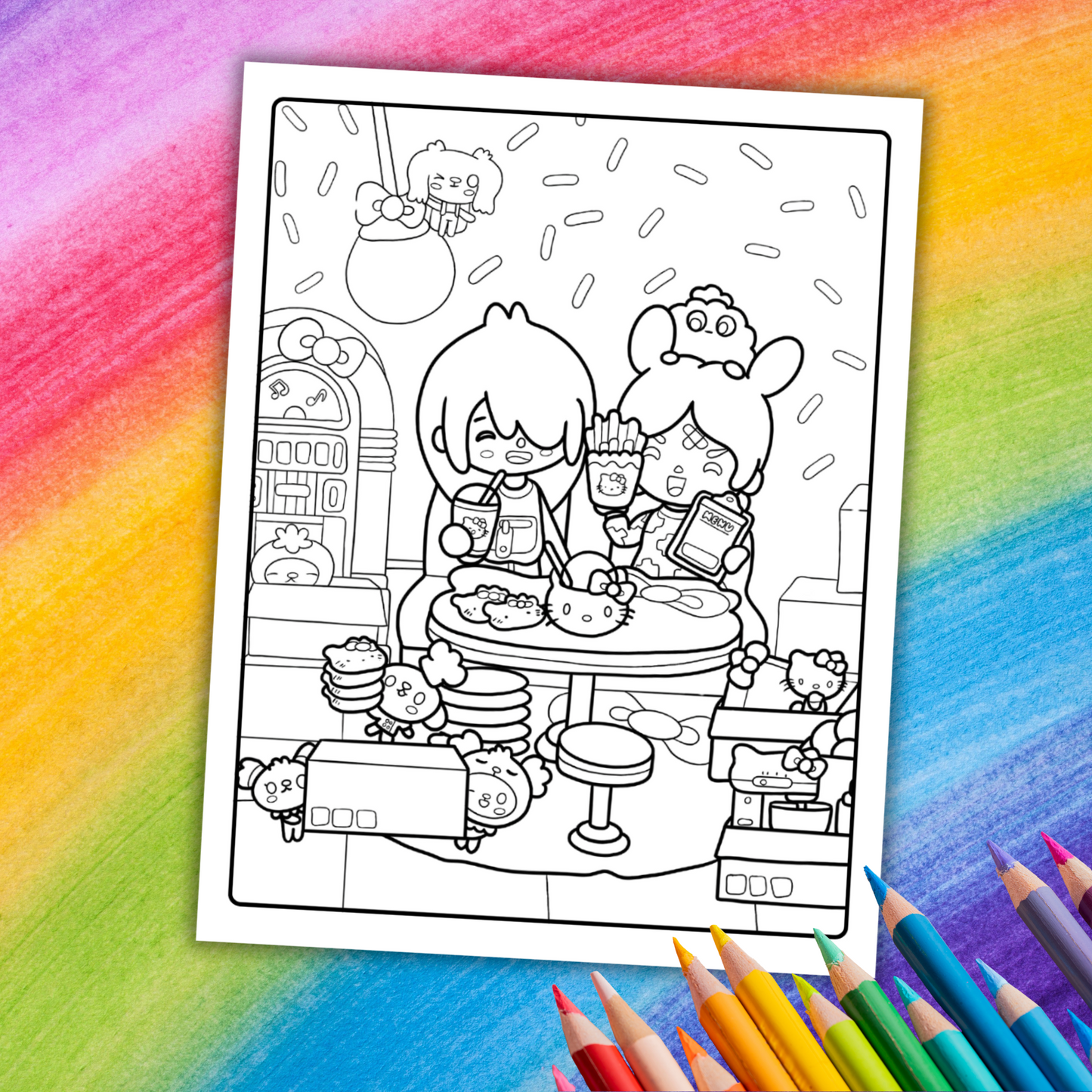 Toca Boca Coloring Book | 24 Fun Printable Pages for Kids