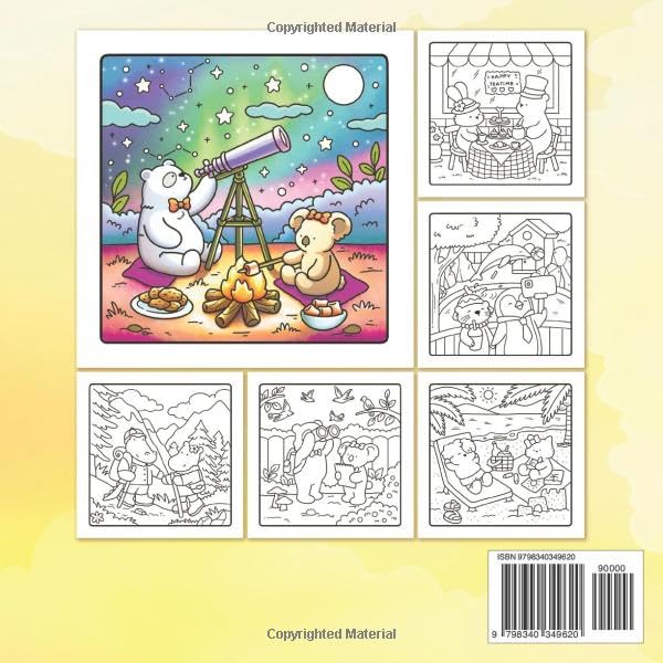 Cozy Date: Coloring Book for Adults and Teens Featuring Adorable Animal Couples in Cozy Hygge Moments for Relaxation