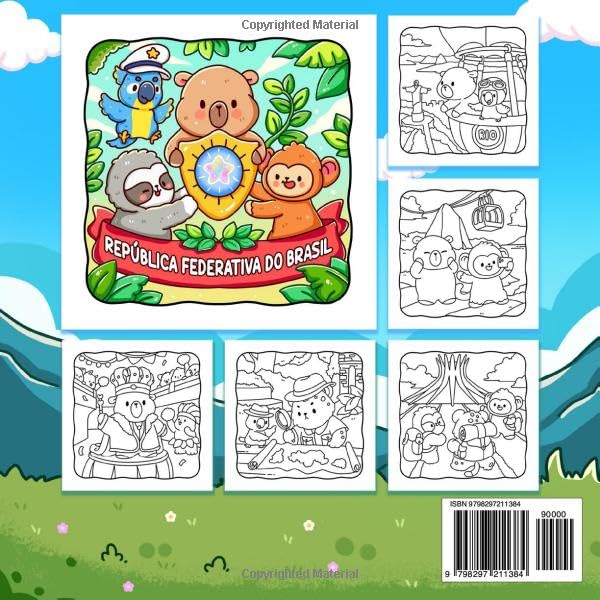 Cozy Brazil: Cute & Comfy Coloring Book for Adults and Teens Featuring Adorable Characters and Cozy Brazilian Vibes for Relaxation and Stress Relief