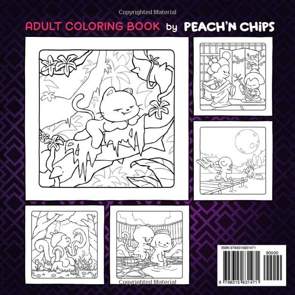 COMFY FRIENDS: Cute Coloring Book for Adults Featuring Bold and Tasteful Designs for Stress Relief and Relaxation (not for kids)