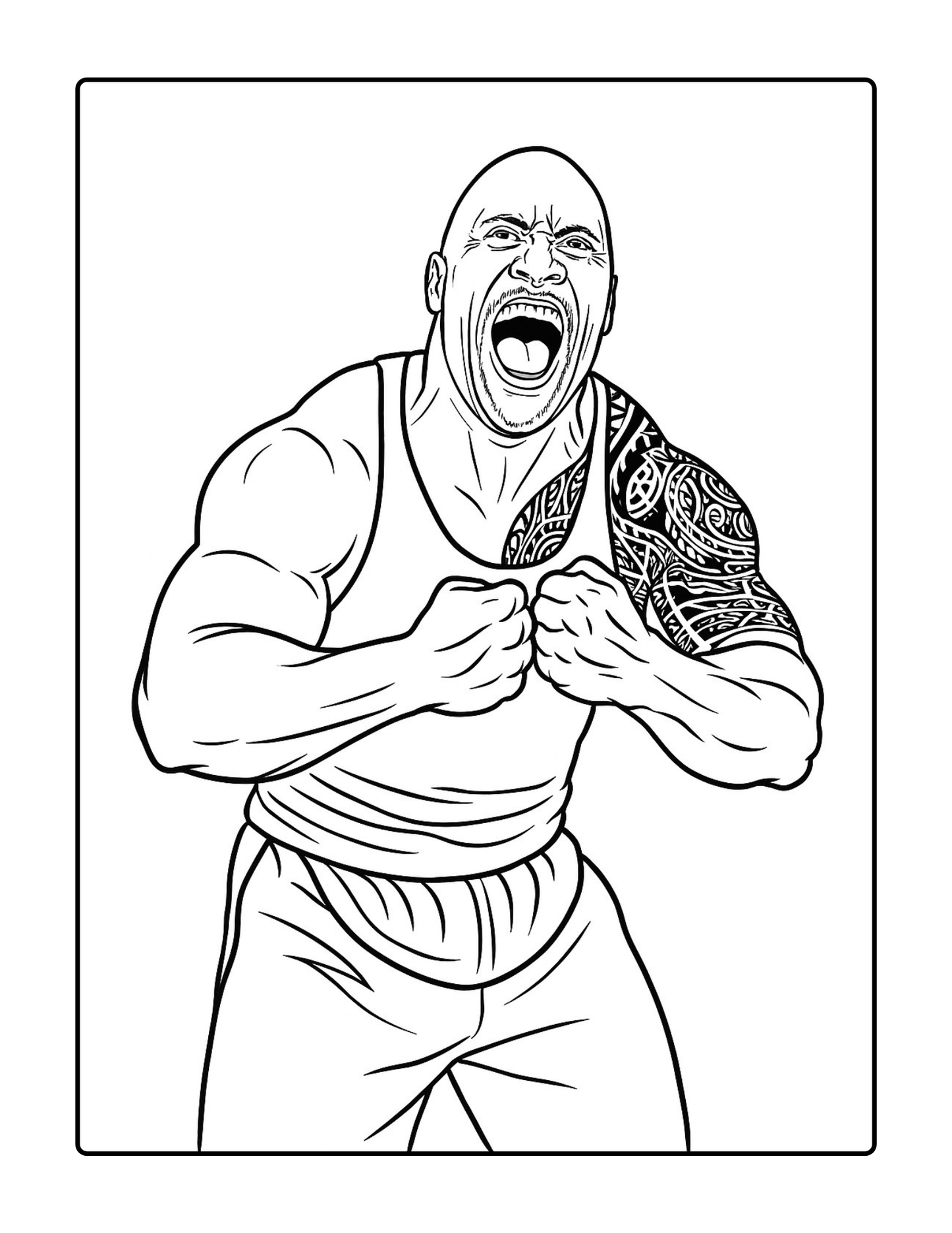 WWE Champions Coloring Book | Printable Wrestling Superstars PDF for Fans & Kids