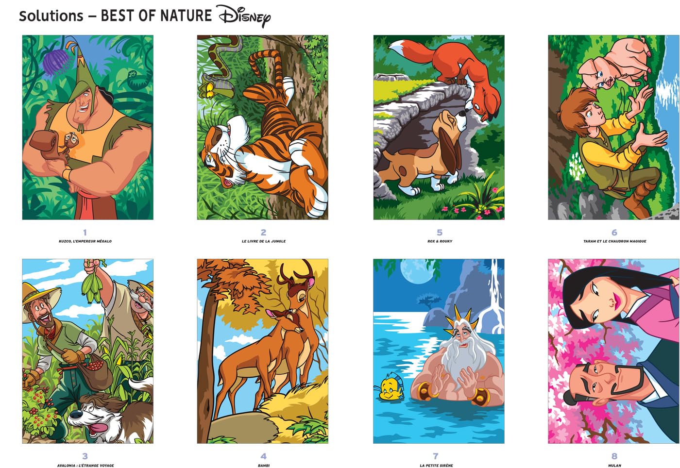 Disney Mystery Coloring Book – Best of Nature (Color by Number PDF)