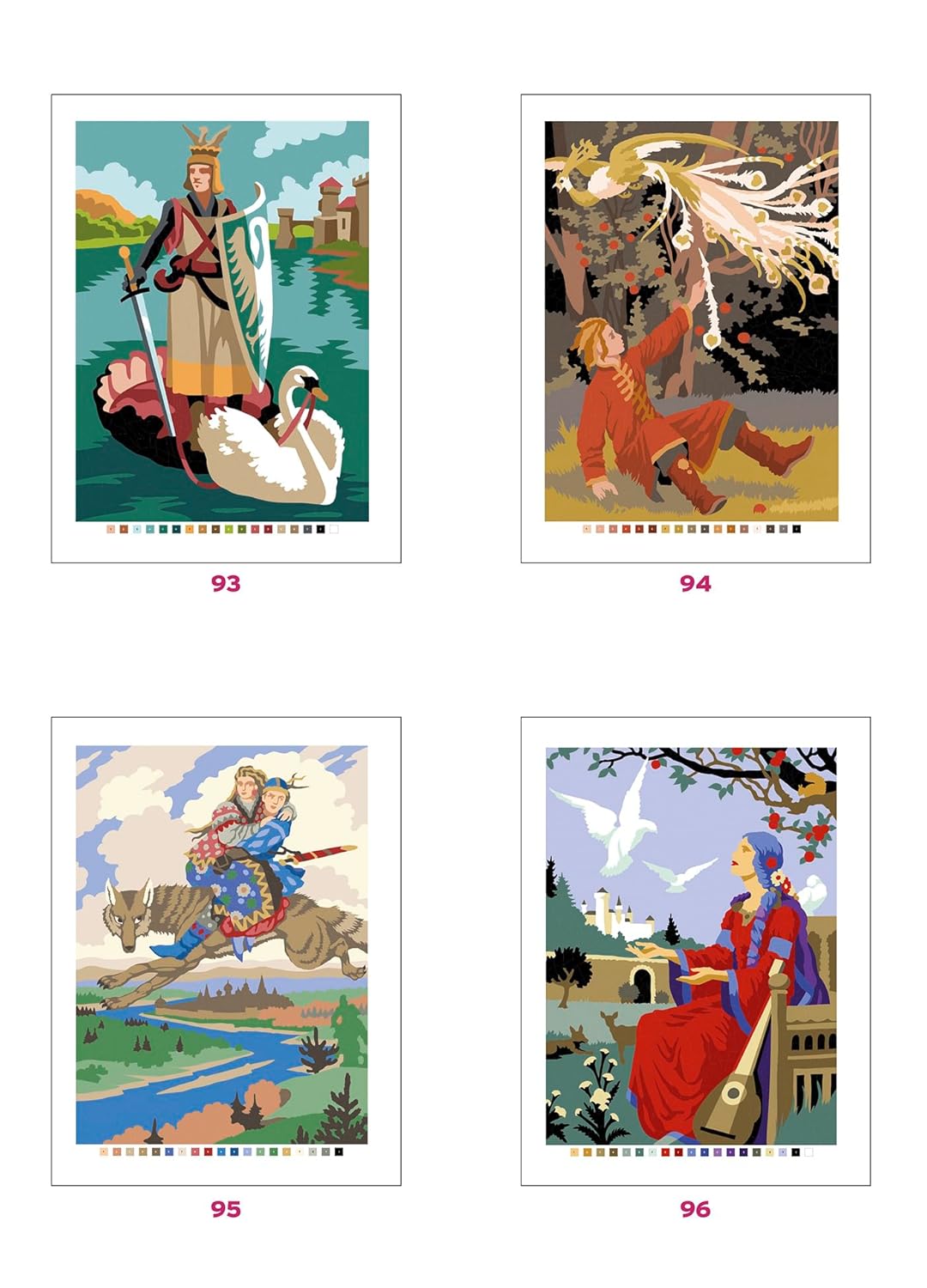 Mystery Color-by-Number – Fairy Tales Coloring Book (PDF)