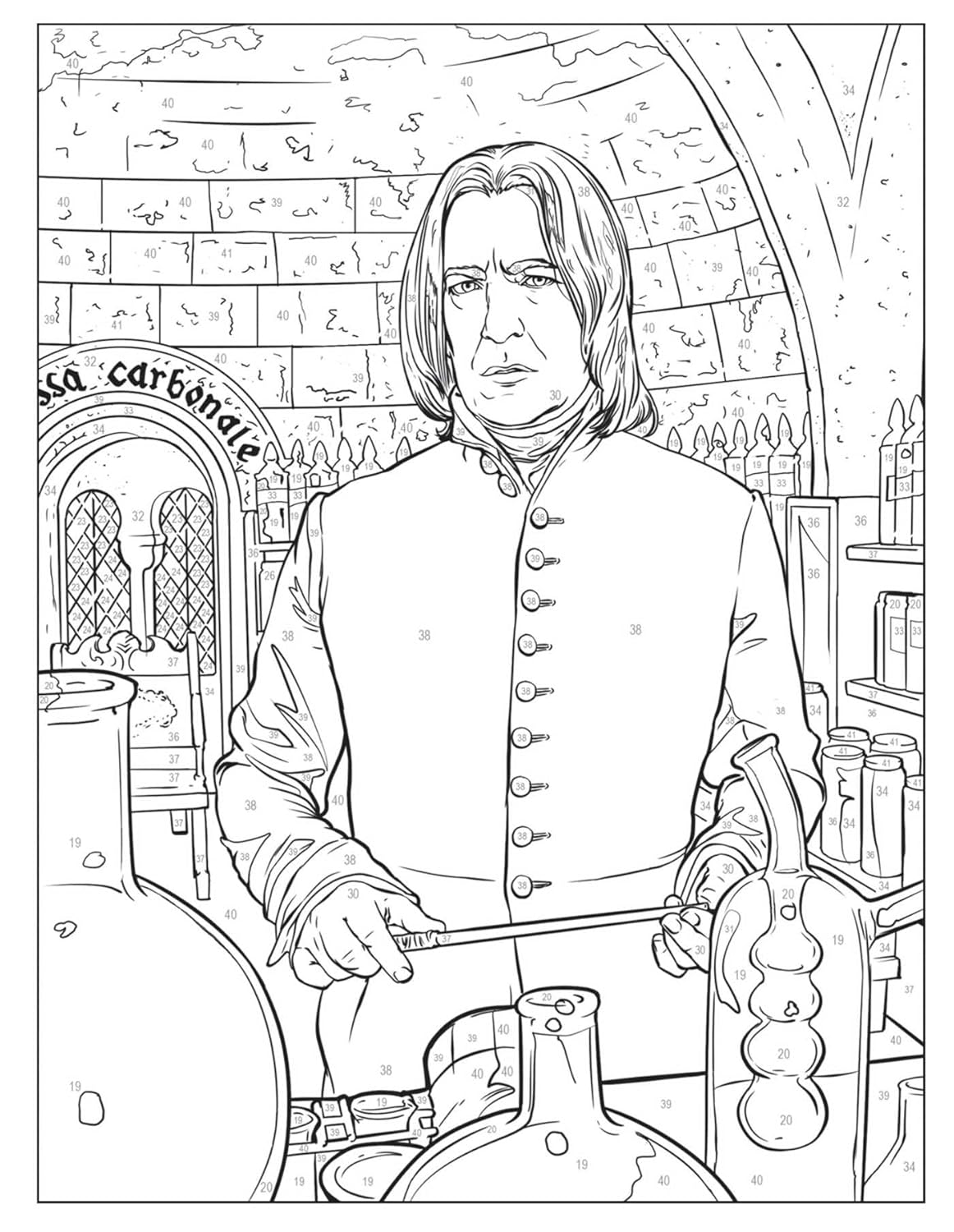 Harry Potter Color-By-Number PDF – 90+ Magical Scenes | Printable & iPad Coloring Book