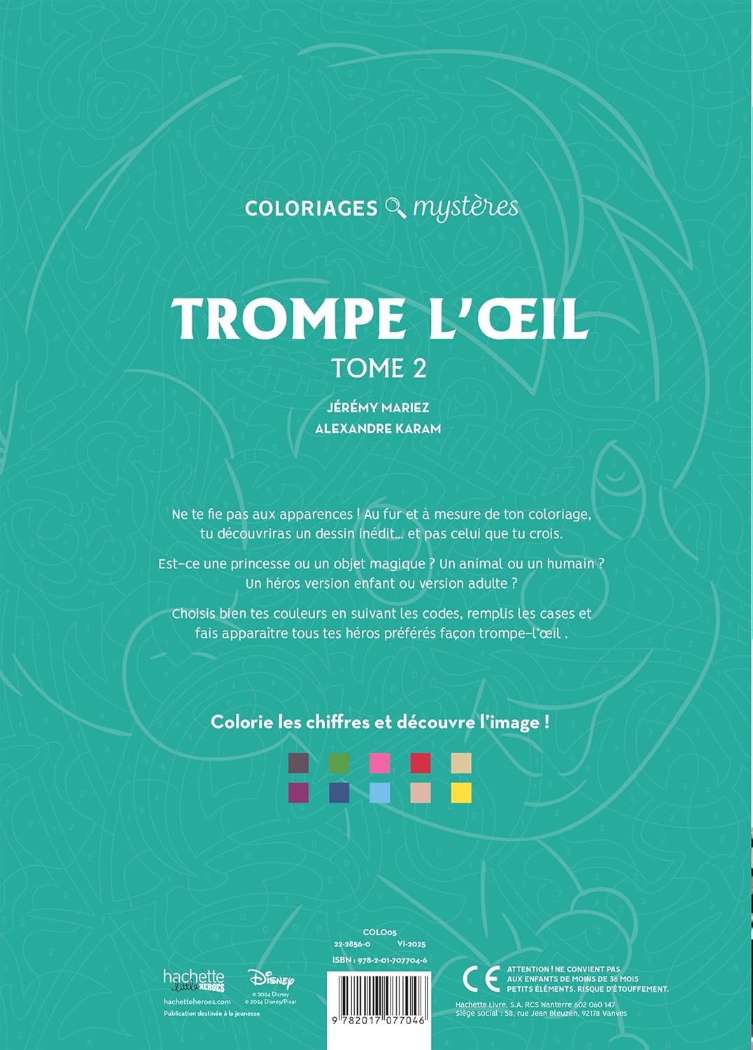 Disney Mystery Coloring Book – Hidden Characters Volume 2 | Printable PDF Download