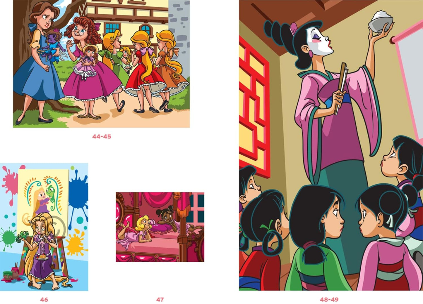 Disney Little Princesses – Mystery Coloring Book