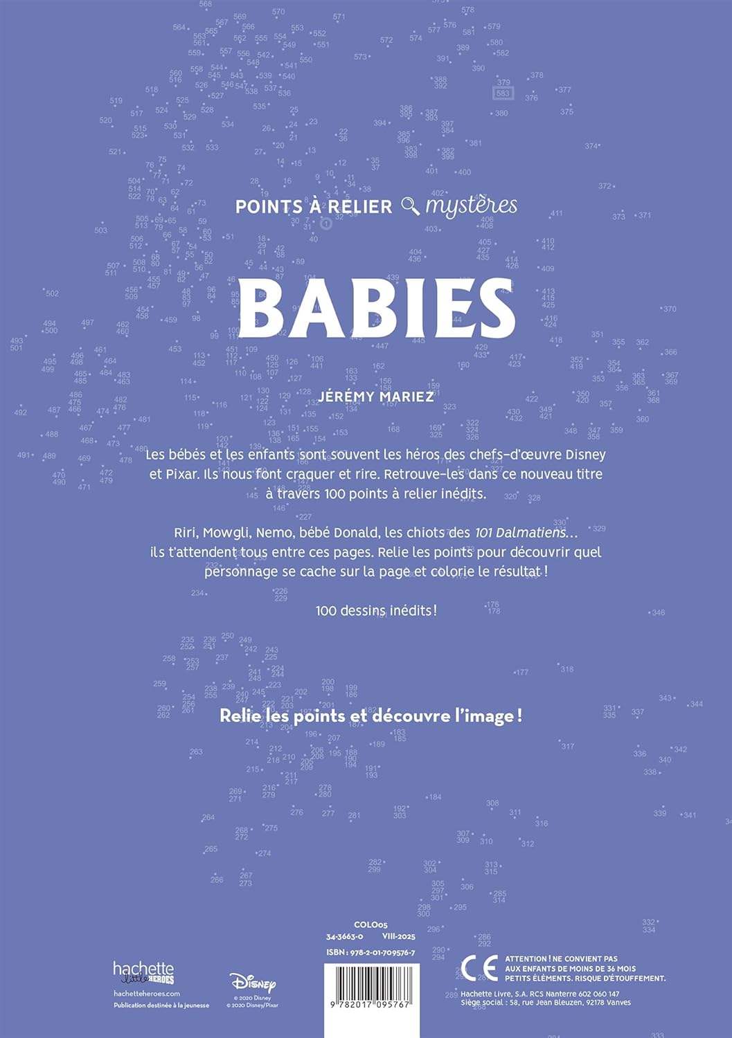 Disney Babies Dot-to-Dot Coloring Book – Mystery Color by Number (PDF Download)