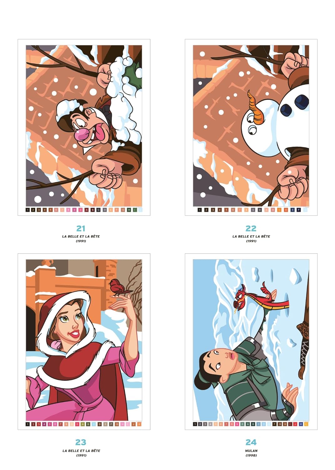 Disney Mystery Coloring Book – Winter Edition | Printable PDF Download