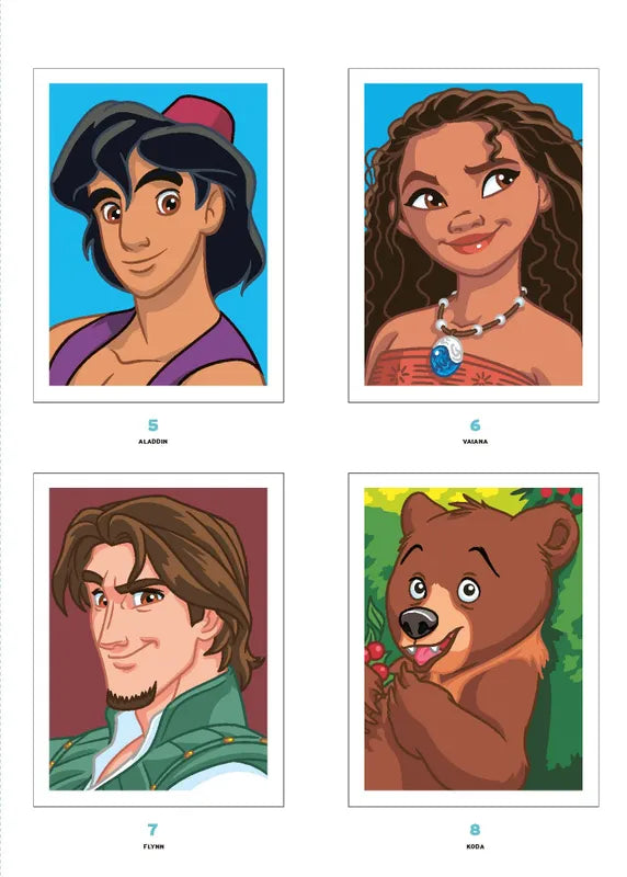 Disney Mystery Coloring Book – Classic Portraits Edition | Printable PDF Download