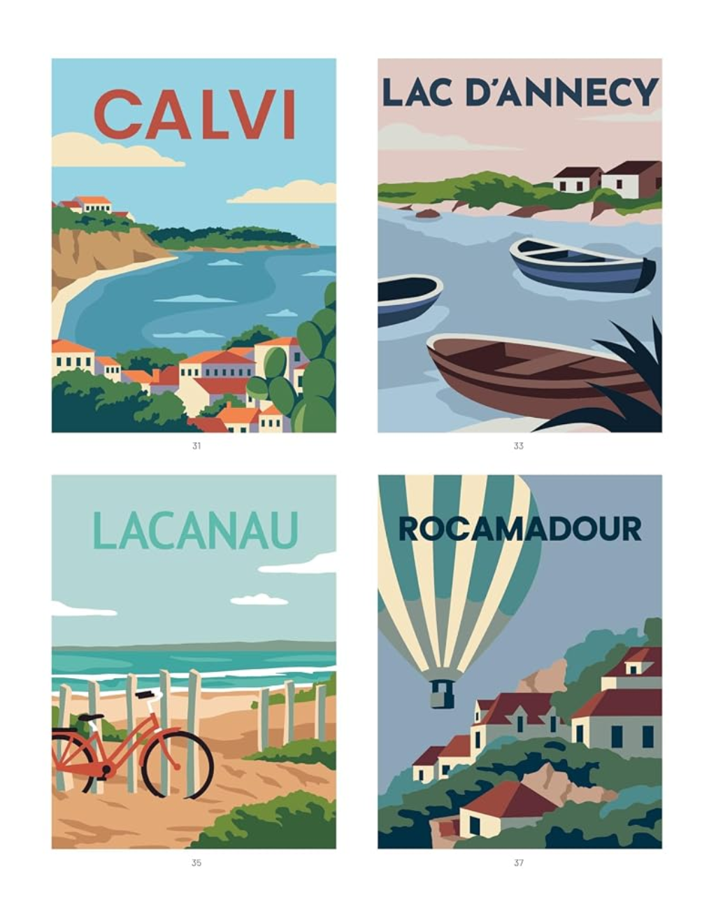 France Mystery Coloring Book PDF – 40 Travel Color by Number Pages | French Landscapes & Cityscapes