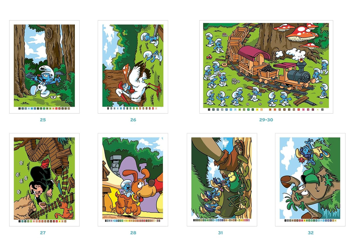The Smurfs Mystery Coloring Book | Printable PDF Download