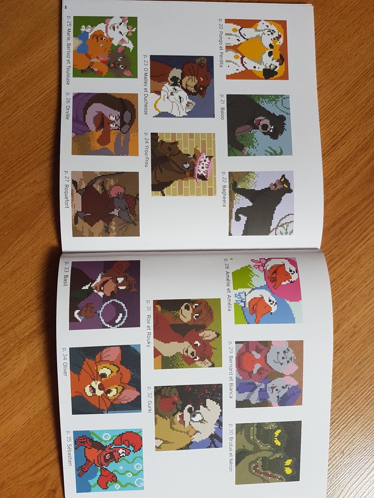 Disney Animals – Mystery Squares Pixel Art Coloring Book