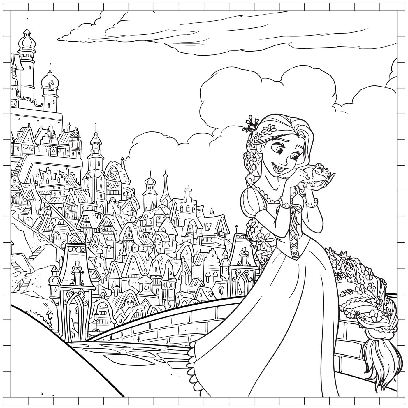 Disney – World Tour: Art Therapy Coloring Book (PDF)
