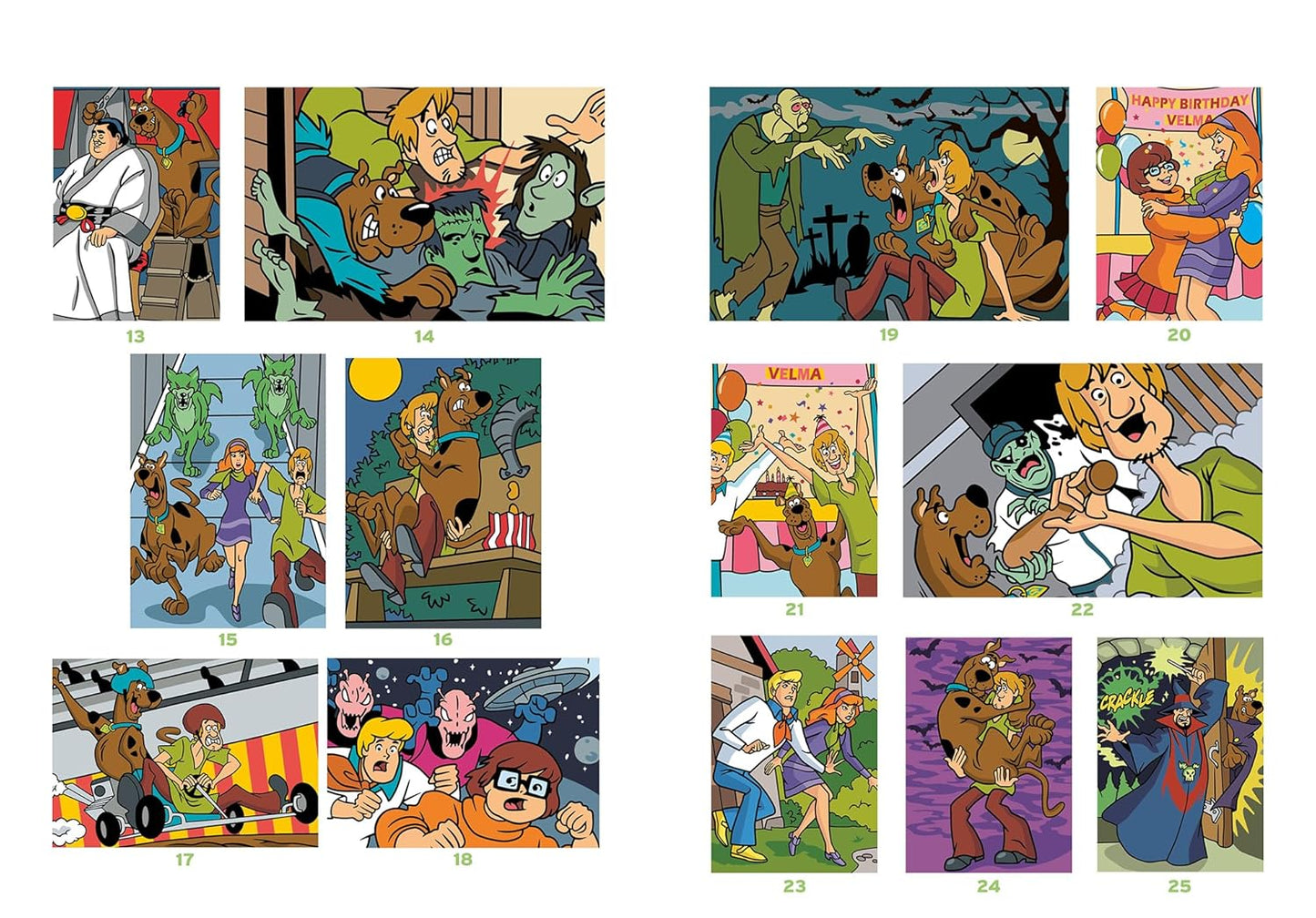 Scooby-Doo Color by Number – Fun Cartoon Coloring Book – Mystery Inc Activities – Digital Download