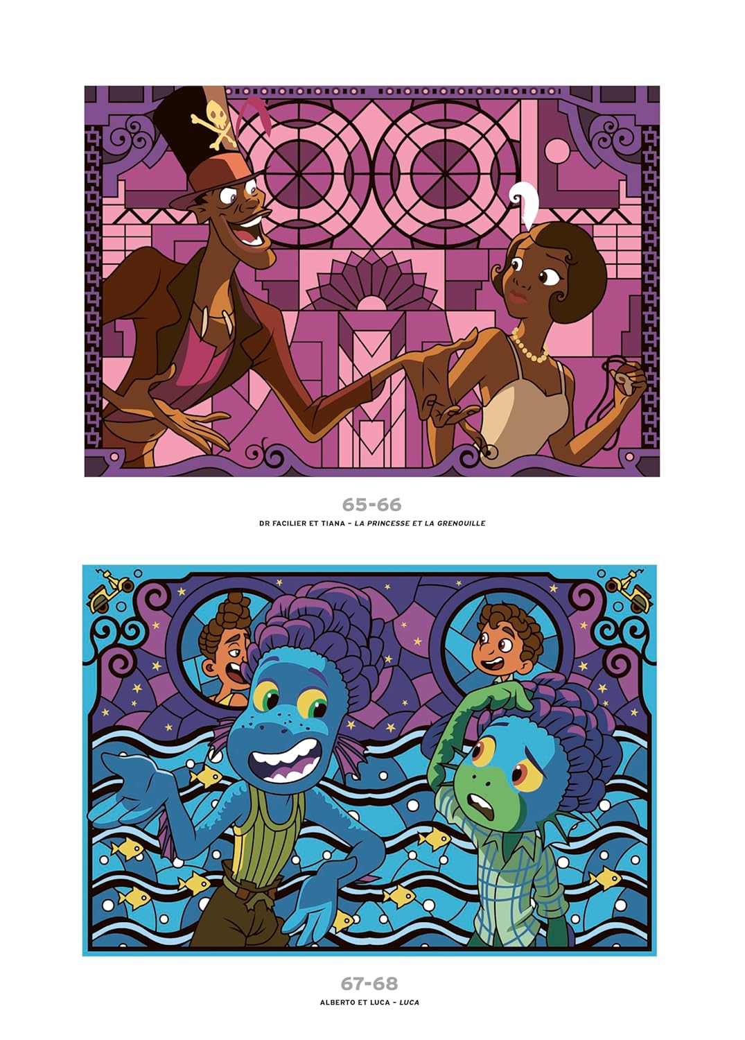 Disney Mystery Coloring Book – Stained Glass Edition (Volume 2) | Printable PDF Download