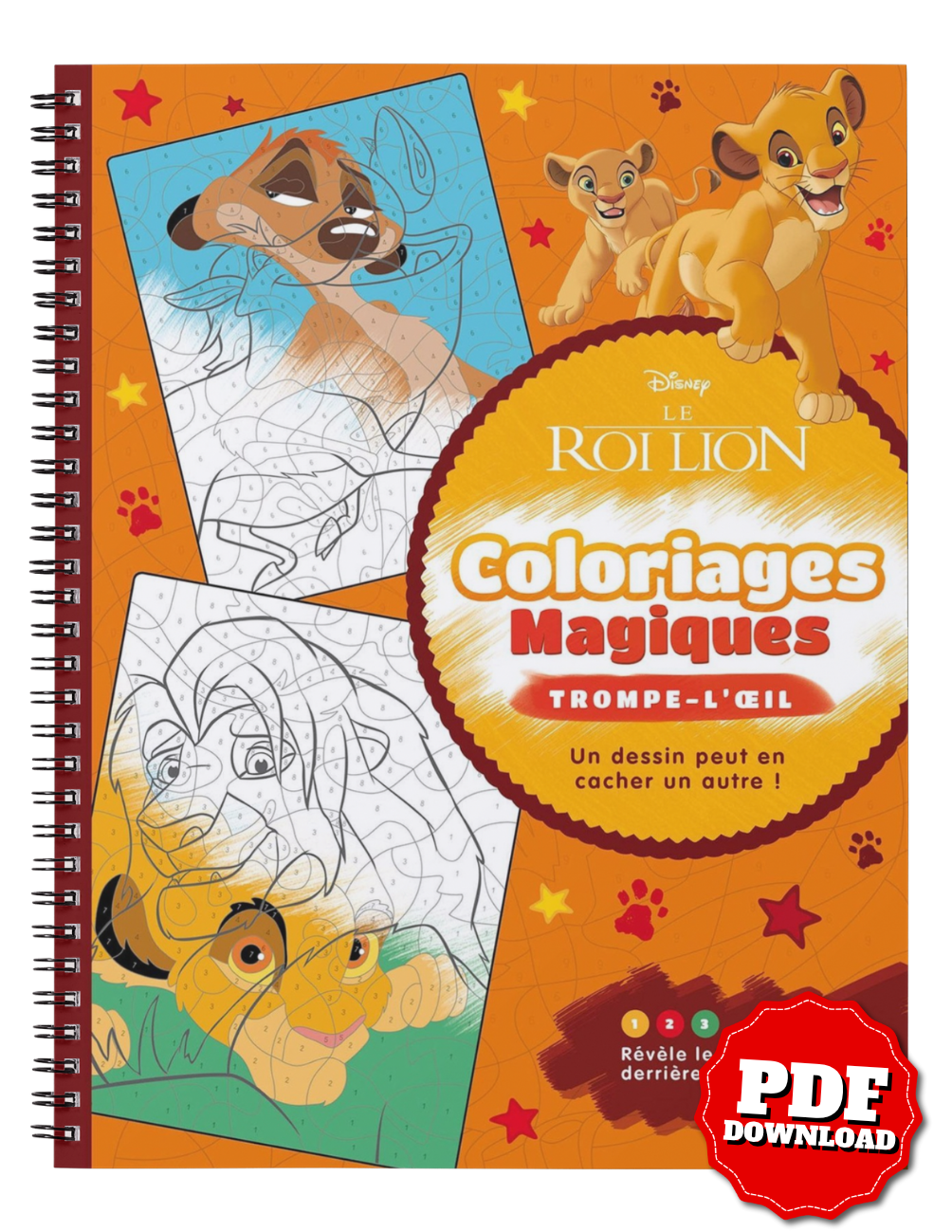 Lion King Magic Coloring Book – Surprise Hidden Pictures | PDF Download