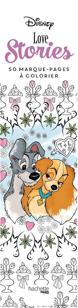 Romantic Tales Coloring Bookmarks – 50 Printable Designs (PDF)