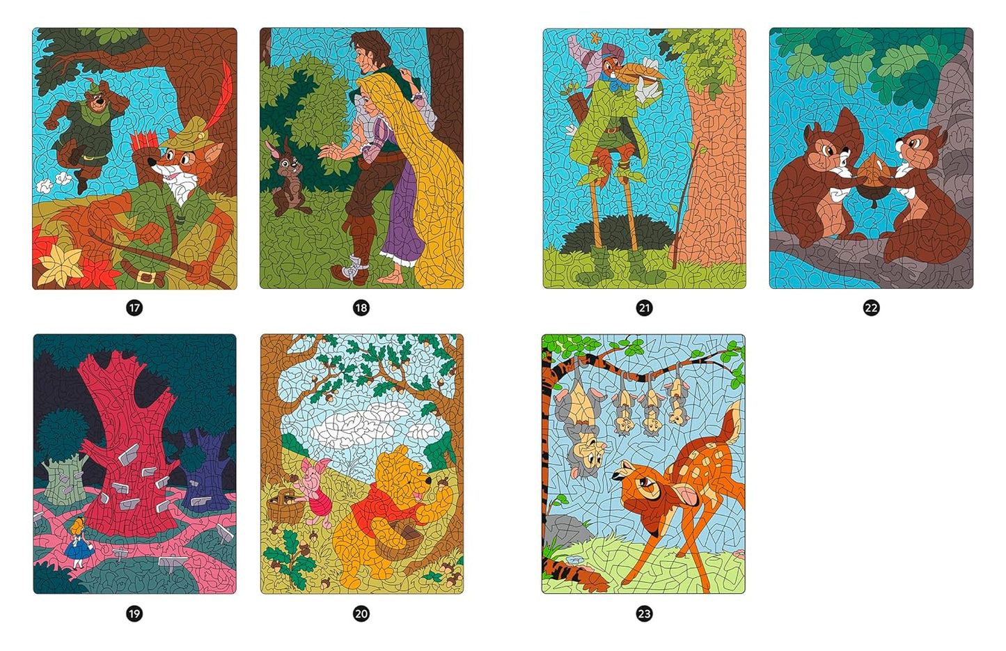 Disney Magic Mystery Coloring Book – Forest Adventure Edition (PDF | Color-by-Number for Kids 7+)