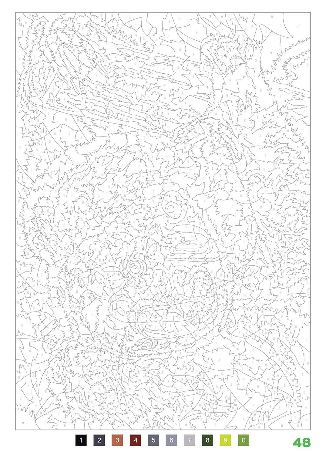 Mystery Color-by-Number – 100 New Mystery Coloring Pages (PDF)