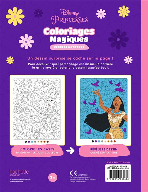 Disney Princesses – Magic Circles Coloring Book | Mystery Reveal Pages (PDF)