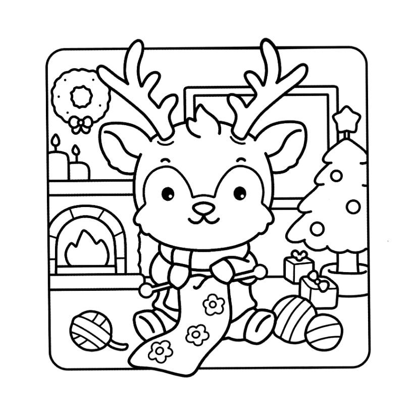 Cozy & Comfy Coloring Book | Relaxing Holiday Pages for All Ages