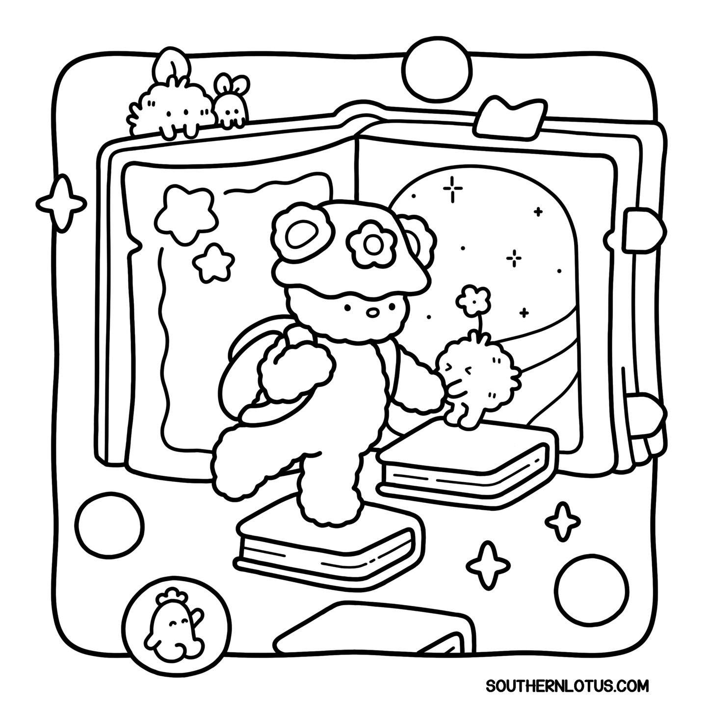Dreamy Friends Coloring Book | Cute & Easy Pages for Kids