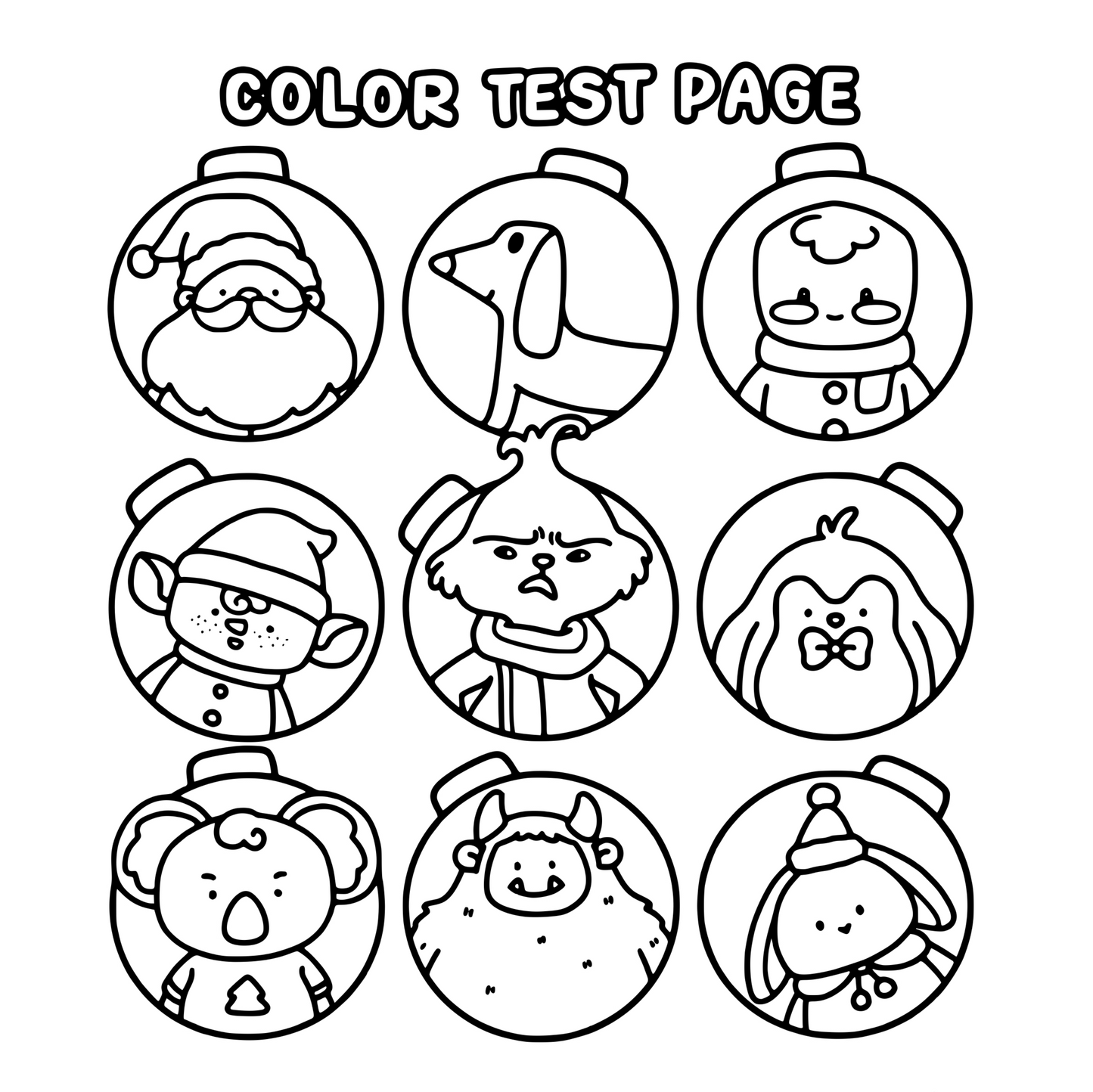 Grumpy Christmas – Funny Xmas Tales Coloring Book | Holiday PDF Download