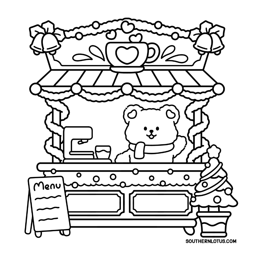 Xmas Times Coloring Book | Cute & Easy Holiday Fun for Kids