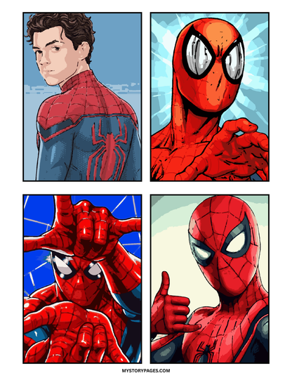 Spider-Man Mystery Color By Number Book | Printable PDF | Color by Number | Instant Digital Download