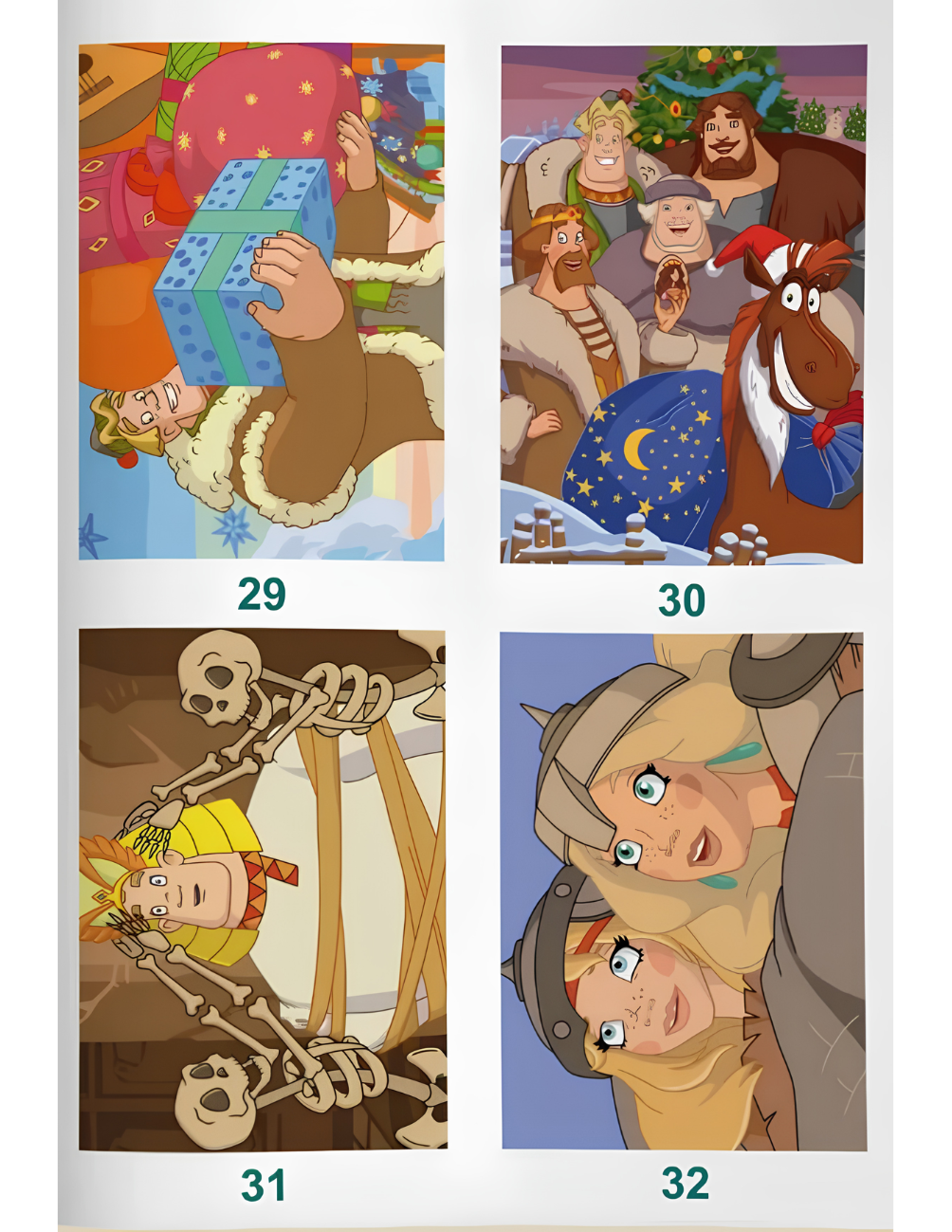 Three Bogatyrs Mystery Coloring Book PDF | Russian Cartoon Color by Number | Printable Digital Download
