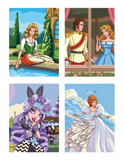 Favorite Cartoons Color by Number | Mystery Coloring Book PDF | Cartoon Coloring Pages | Printable Digital Download
