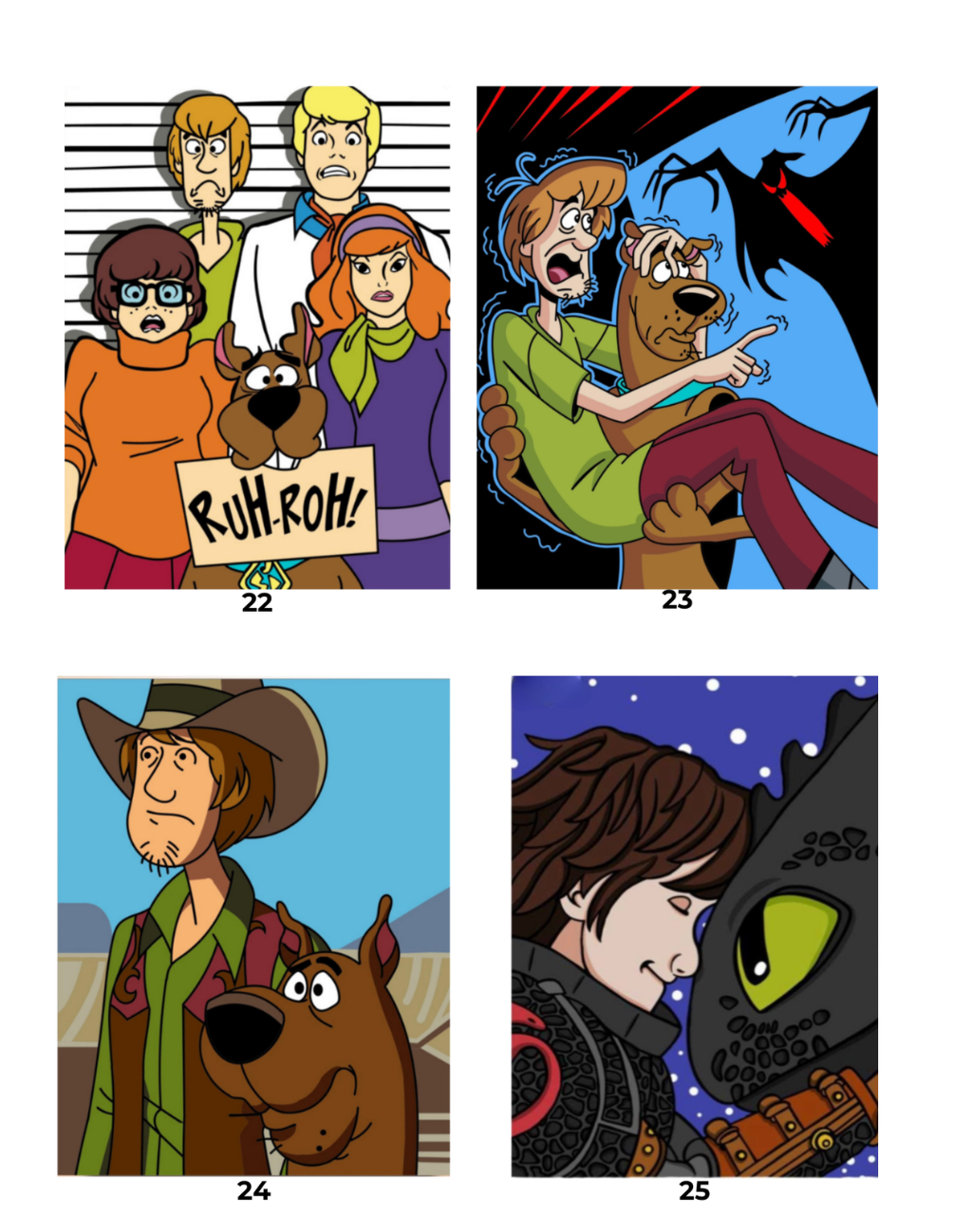 Mega Mix Cartoon Mystery Color By Number Book | Fairy Tale Inspired Mystery Coloring Pages PDF | Hidden Image Coloring Book for Adults & Teens