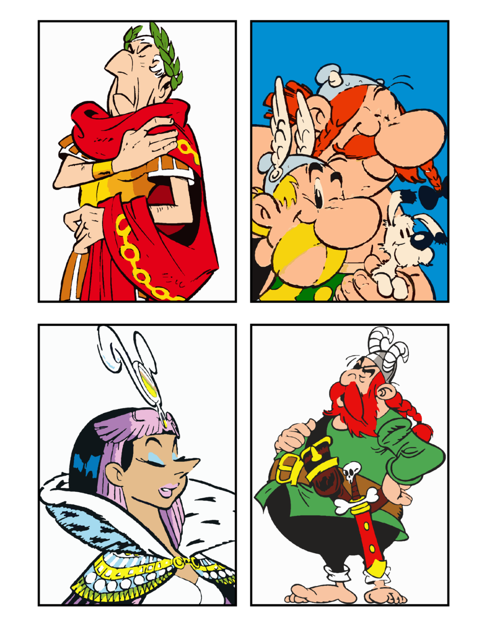 Asterix Mystery Color by Number | Asterix & Obelix Coloring Book | Printable PDF | Mystery Coloring Pages | Instant Download