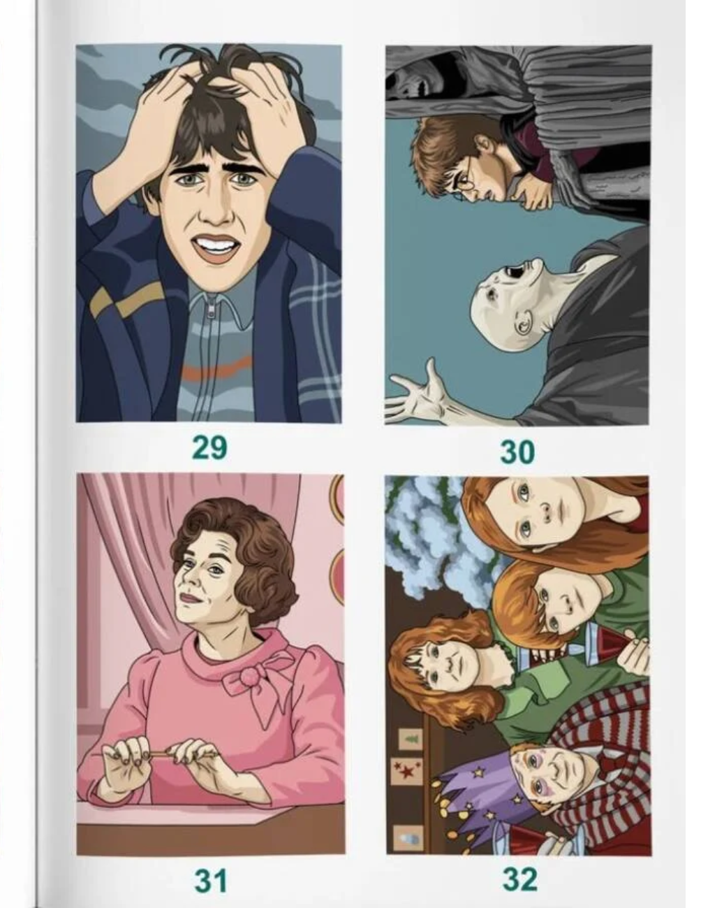 Harry Potter Mystery Coloring Book PDF | Wizard Magic Color by Number | Printable Digital Download