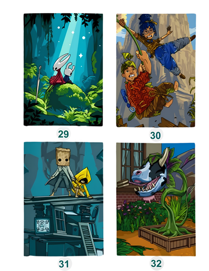 CartoonON Games – Mystery Coloring Book PDF | Cartoon Color by Number | Printable Digital Download