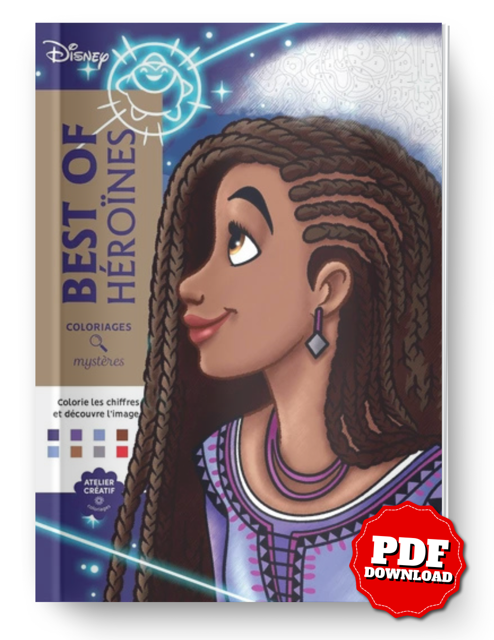 Disney Mystery Coloring Book – Best of Heroines | Printable PDF Download