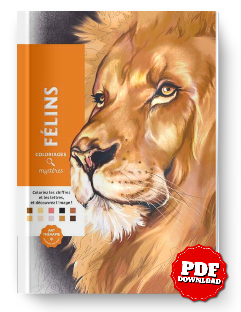 Mystery Coloring – Wild Felines | Color by Number & Letter Reveal