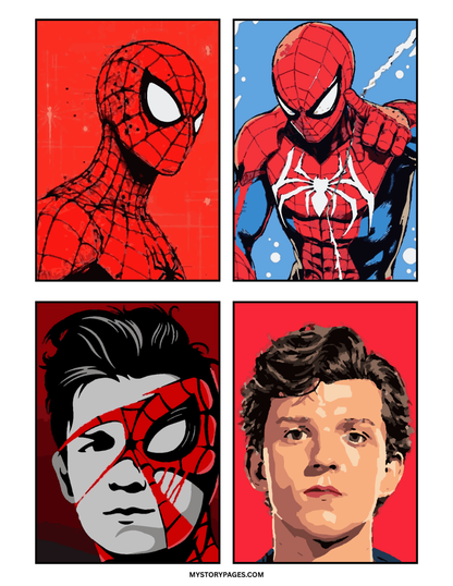 Spider-Man Mystery Color By Number Book | Printable PDF | Color by Number | Instant Digital Download