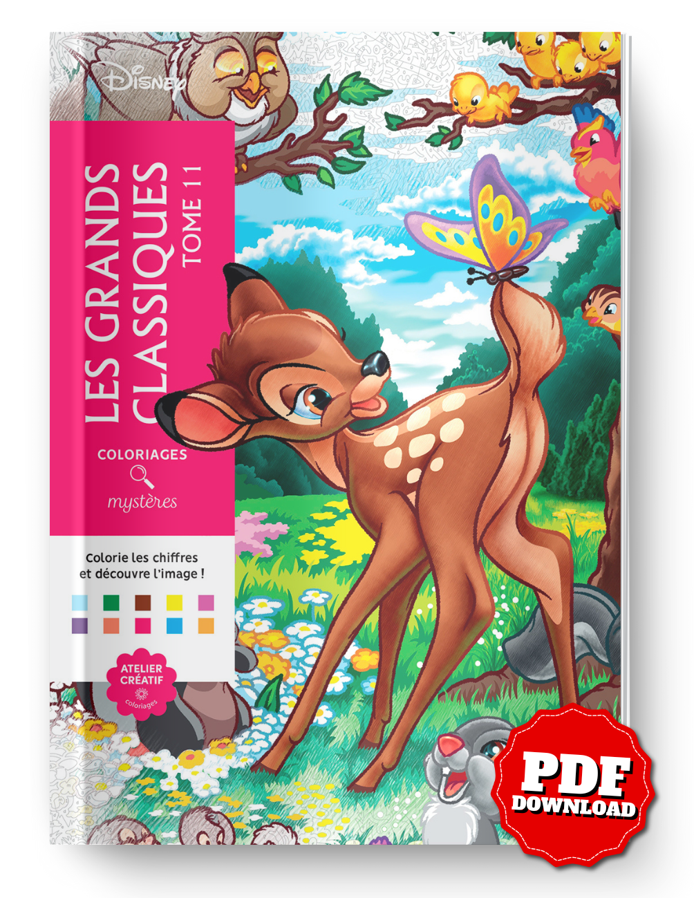 Disney Mystery Coloring Book – The Great Classics | Printable PDF Download