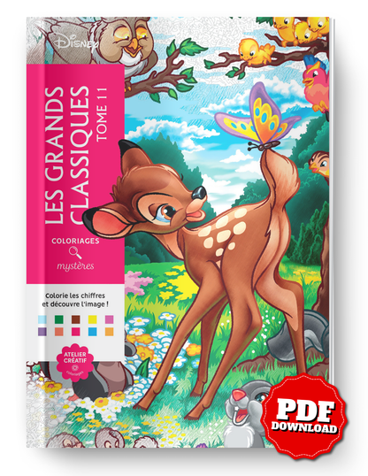 Disney Mystery Coloring Book – The Great Classics | Printable PDF Download